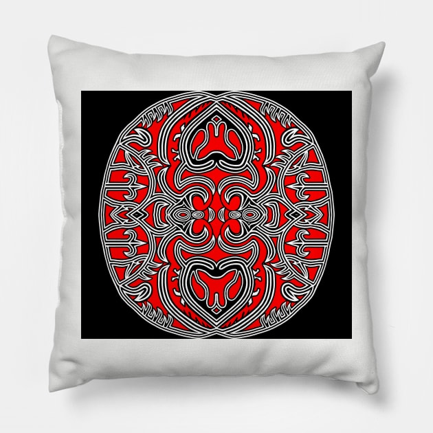 gorga batak new design Pillow by Hahanayas