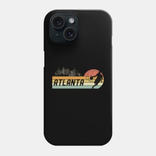 Atlanta Basketball Fans Cityscape Phone Case