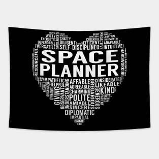 Space Planner Heart Tapestry