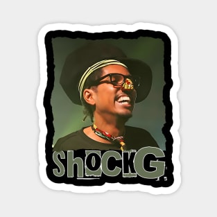 Shock G Vintage Retro Magnet