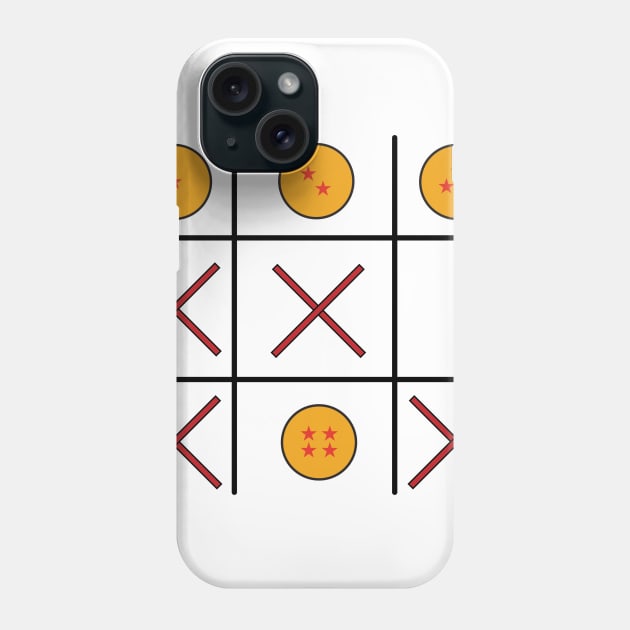 DBZ Tic Tac Toe Phone Case by ThatPractice1stGuy