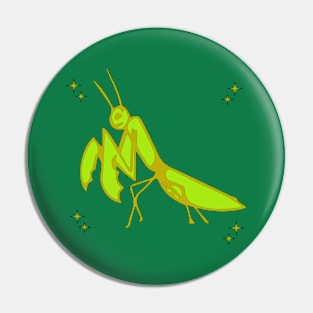 Praying Mantis Funny - Animated Mantis Pin