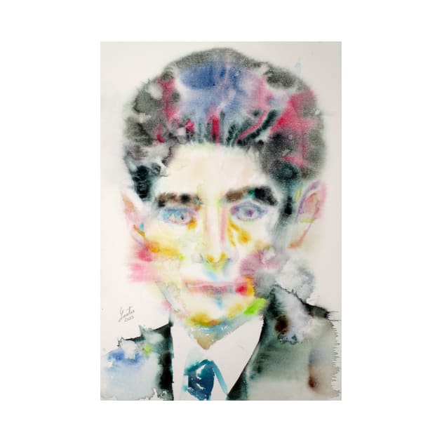 FRANZ KAFKA watercolor portrait .2 by lautir