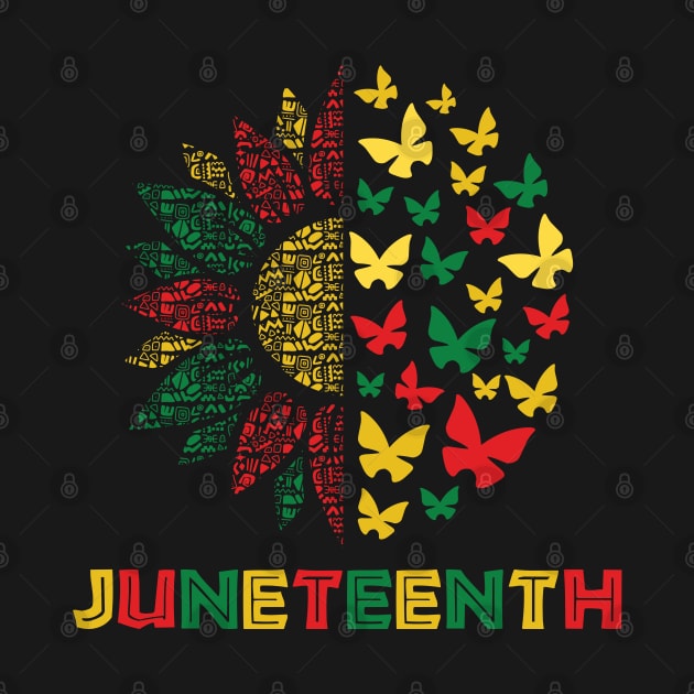 Juneteenth Sunflower breaking every chain since 1865 by Gaming champion