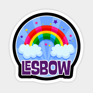 Lesbow Rainbow Colorful Gay Pride Month t-shirt Shirt Tee Gift Magnet