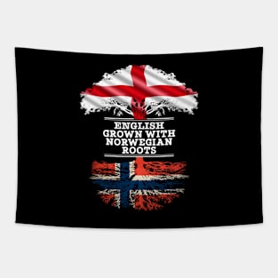 English Grown With Norwegian Roots - Gift for Norwegian With Roots From Norway Tapestry