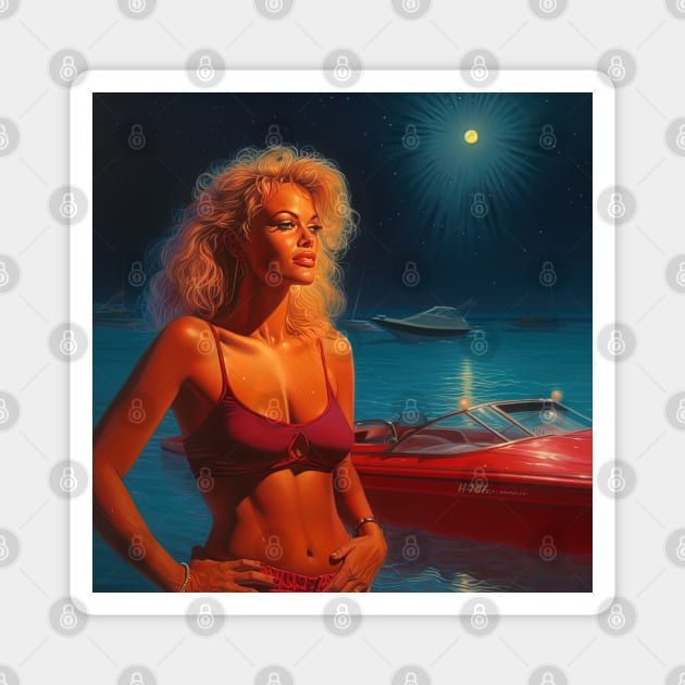 heather thomas art design 5/5 Magnet by Maverick Media