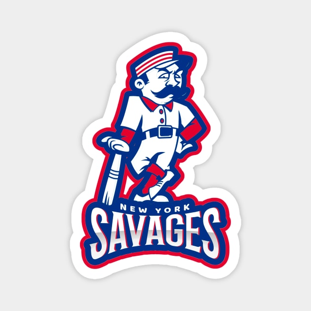 New York Savages Magnet by Cosmo Gazoo