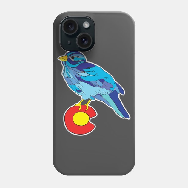 Colorado bluebird sky Phone Case by Jordan Oliver Art