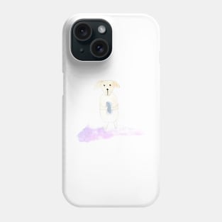 animal, joy, toy, gift, watercolor, illustration, painting, art, good mood, friend Phone Case