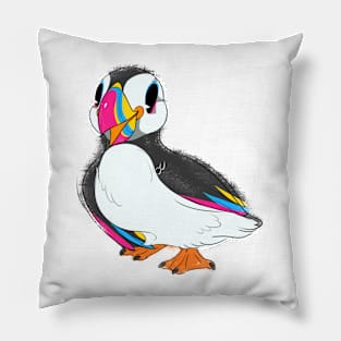 Pansexual Puffin! Pillow