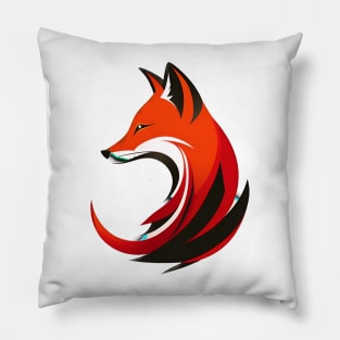 Focus Fox Face Pillow