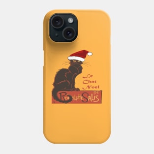 Le Chat Noel Christmas Spoof Vector Art Phone Case