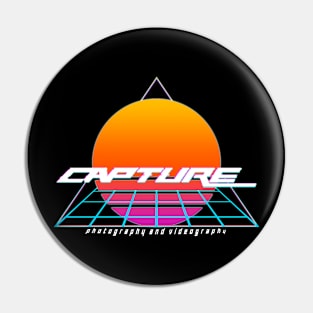 Retro Logo - Photography and Videography Pin