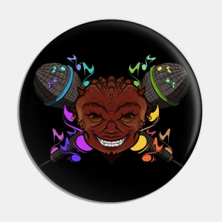 Devil's Singer (no caption) Pin