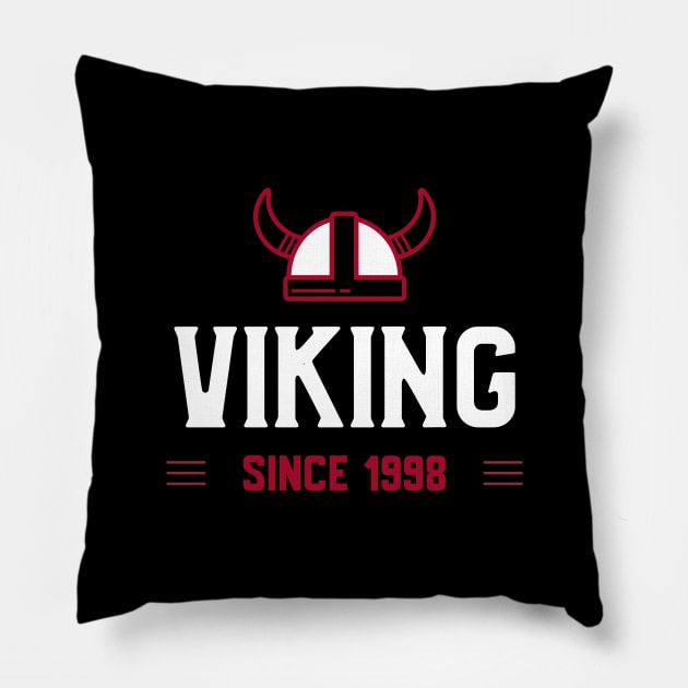 Viking Since 1998 Pillow by SybaDesign