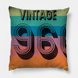 Vintage 1960 Limited Edition Pillow