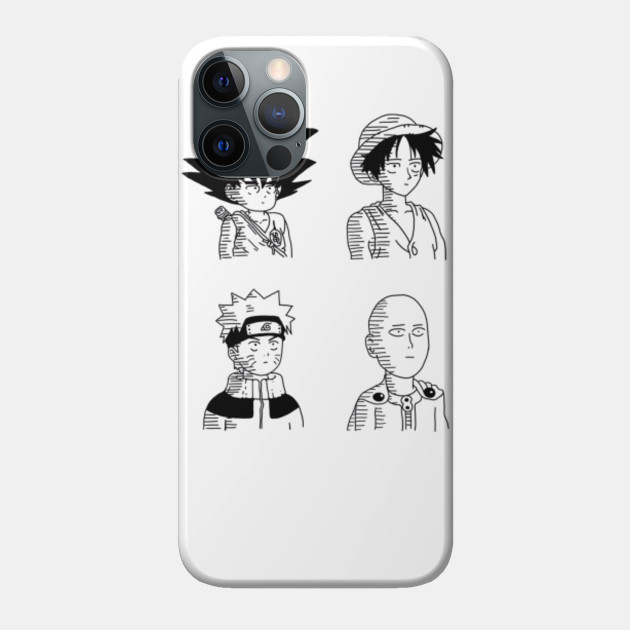 Four Heroes Of All Childs Anime Gifts Tee Shirt Anime Characters Phone Case Teepublic