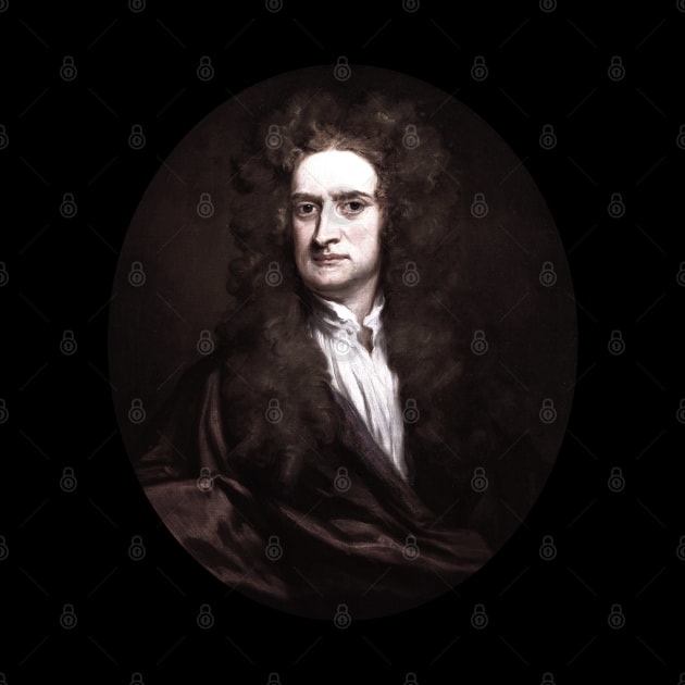 Sir Isaac Newton Portrait Art by Embrace Masculinity