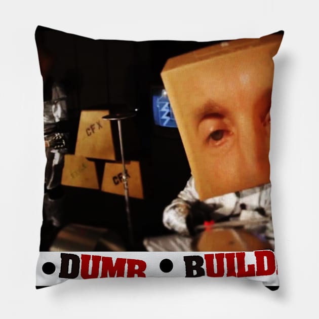 Big Dumb Buildings Promo Pillow by Gregg Standridge