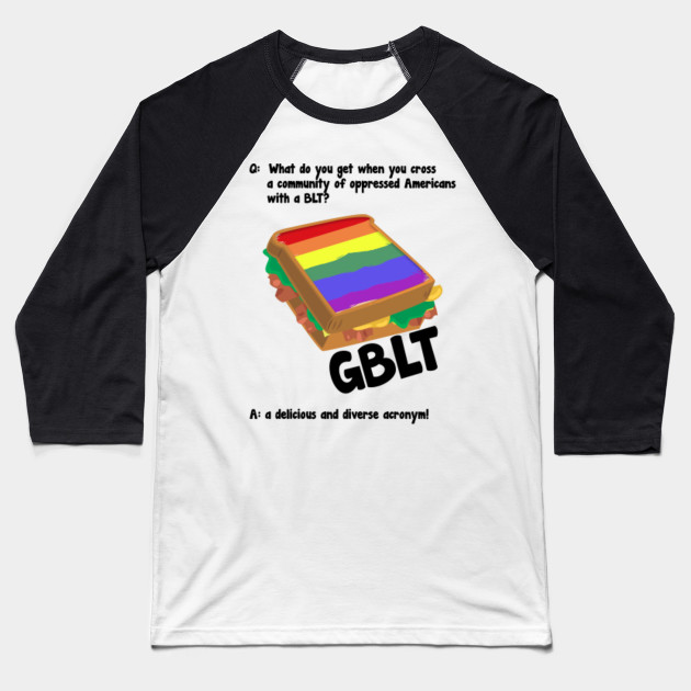 Gblt Funny Gay Meme Rainbow Flag Lgbt Shirt Gblt Funny Gay Meme Baseball T Shirt Teepublic Au