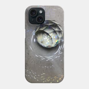 Gray sphere Phone Case