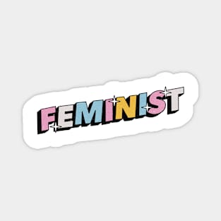 Feminist - Positive Vibes Motivation Quote Magnet