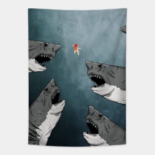 Small goldfish Tapestry