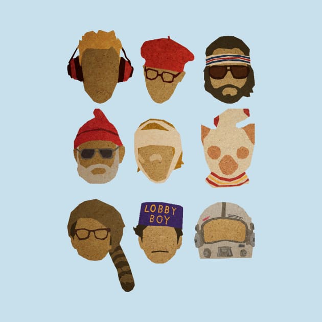 Wes Anderson Hats by godzillagirl