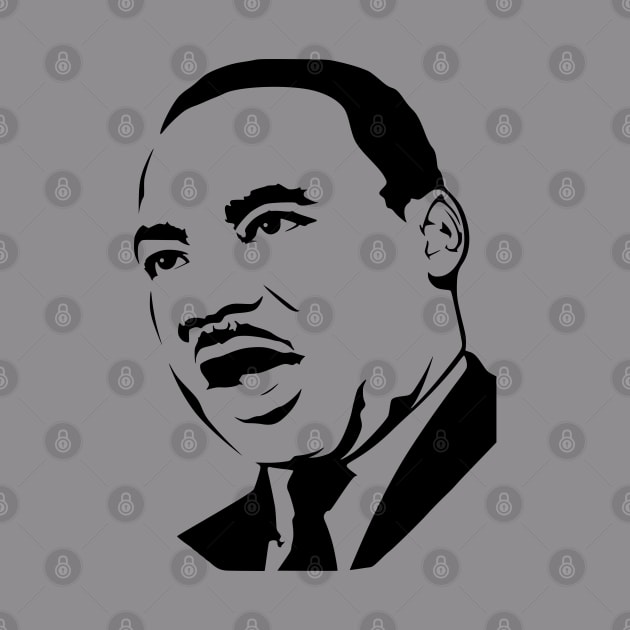 martin luther king stencil by bumblethebee