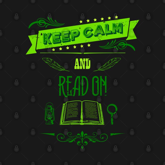 Keep Calm and Read On Vintage RC04 by HCreatives