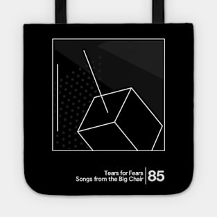 Tears For Fears - Songs from the Big Chair / Minimalist Graphic Artwork Tote