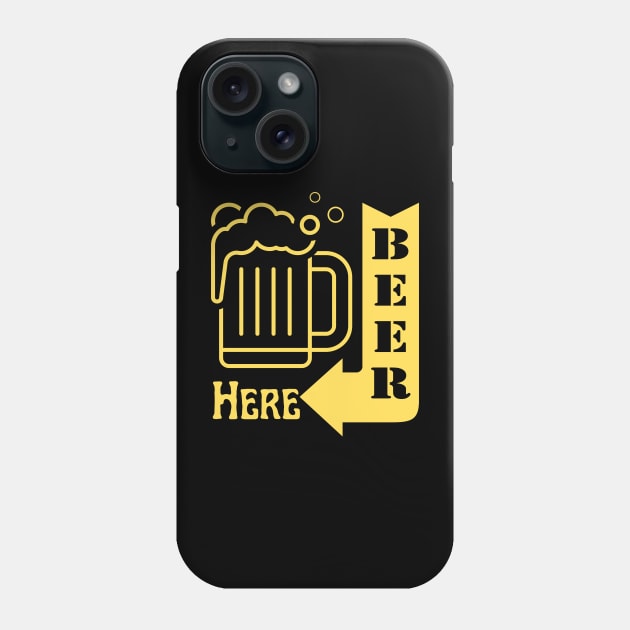 Get A Jug Of Beer Here Phone Case by SimpleModern