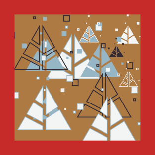 Abstract Christmas tree T-Shirt