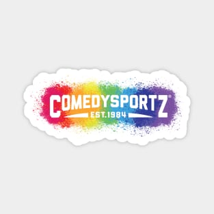 ComedySportz Pride Wordmark Magnet