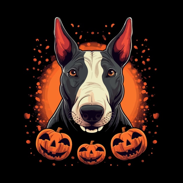 Bull Terrier Halloween by JH Mart