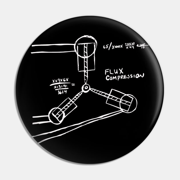 Flux Capacitor Drawing Pin by RetroZest