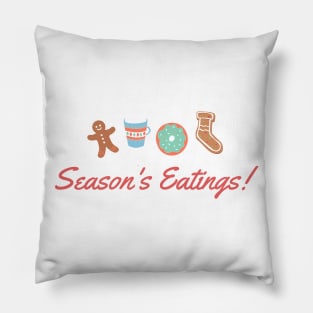 Merry Christmas - Season's Eatings! Pillow