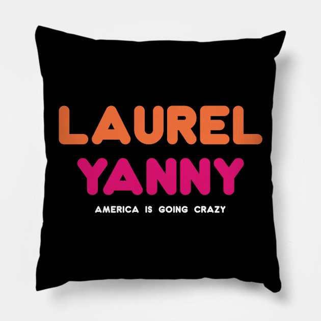 Laurel or Yanny? Pillow by WMKDesign