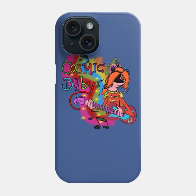 Cosmic Baby Floyd pepper muppets Phone Case by wolfmanjaq