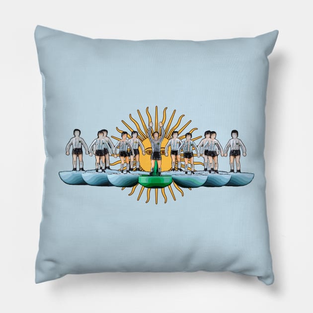 Argentina '86 Football team Pillow by vancey73