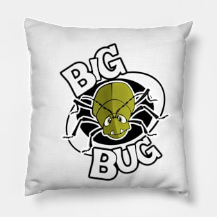 Big bug cartoon beetle Pillow