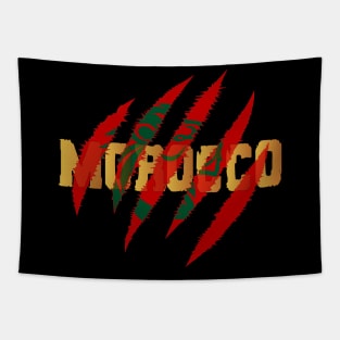 Morocco Proud Atlas Lion Marocan Gift Soccer Flag Tapestry