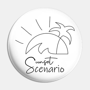 sunset scenario Pin