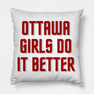 Ottawa Girls Pillow