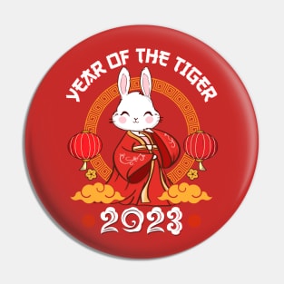 Happy Chinese New Year 2023 - Year Of The Rabbit Zodiac Pin