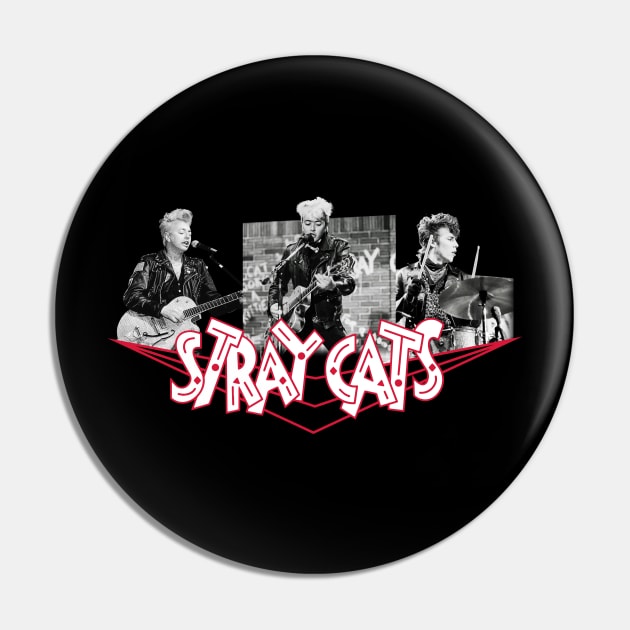 Stray Cats Photo Collage Pin by Leblancd Nashb