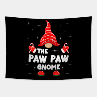 The Paw Paw Gnome Matching Family Christmas Pajama Tapestry