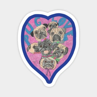 Pug Love Magnet