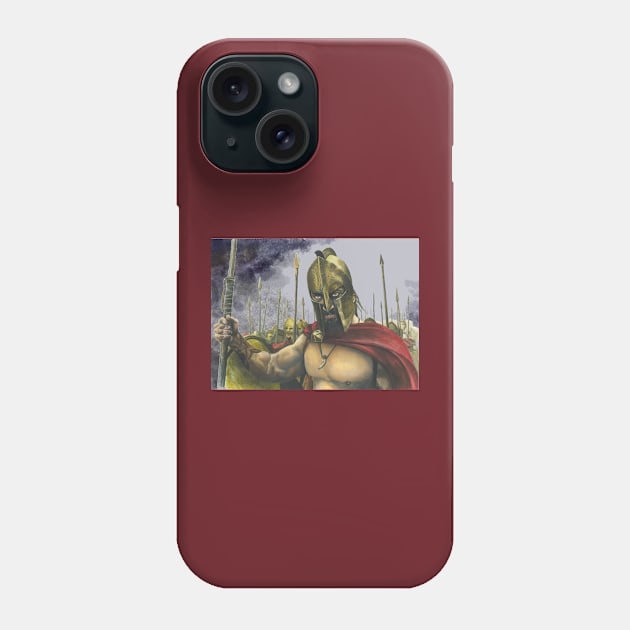 Leonidas Phone Case by Riffic Studios